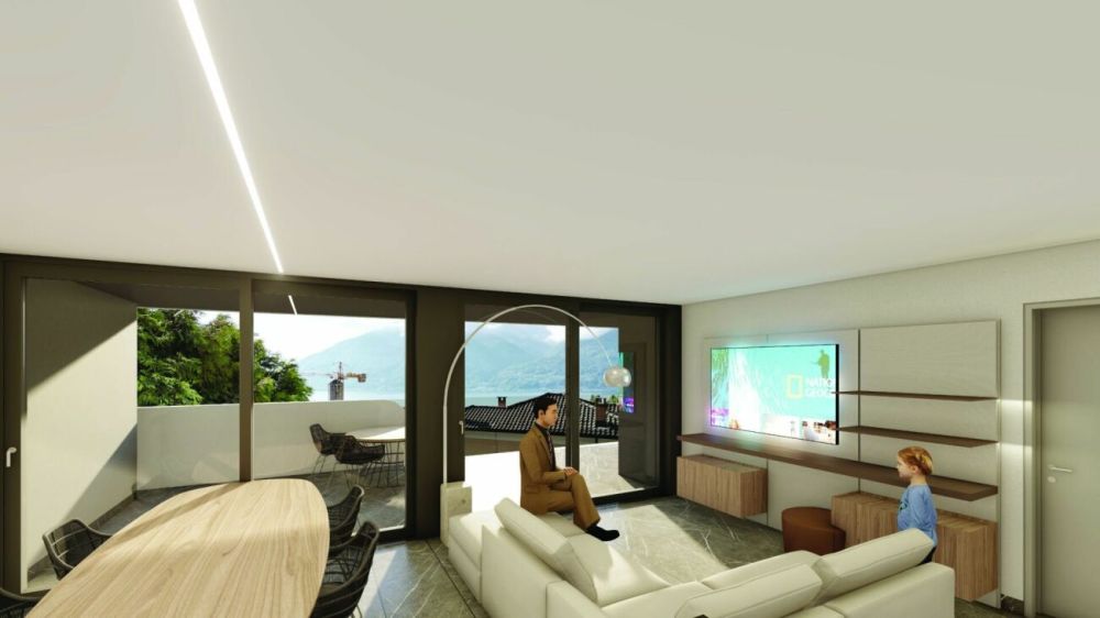 Moderne 3.5-Zi.-Wohnung mit grosszügiger Terrasse und Seesicht -  Bild 2