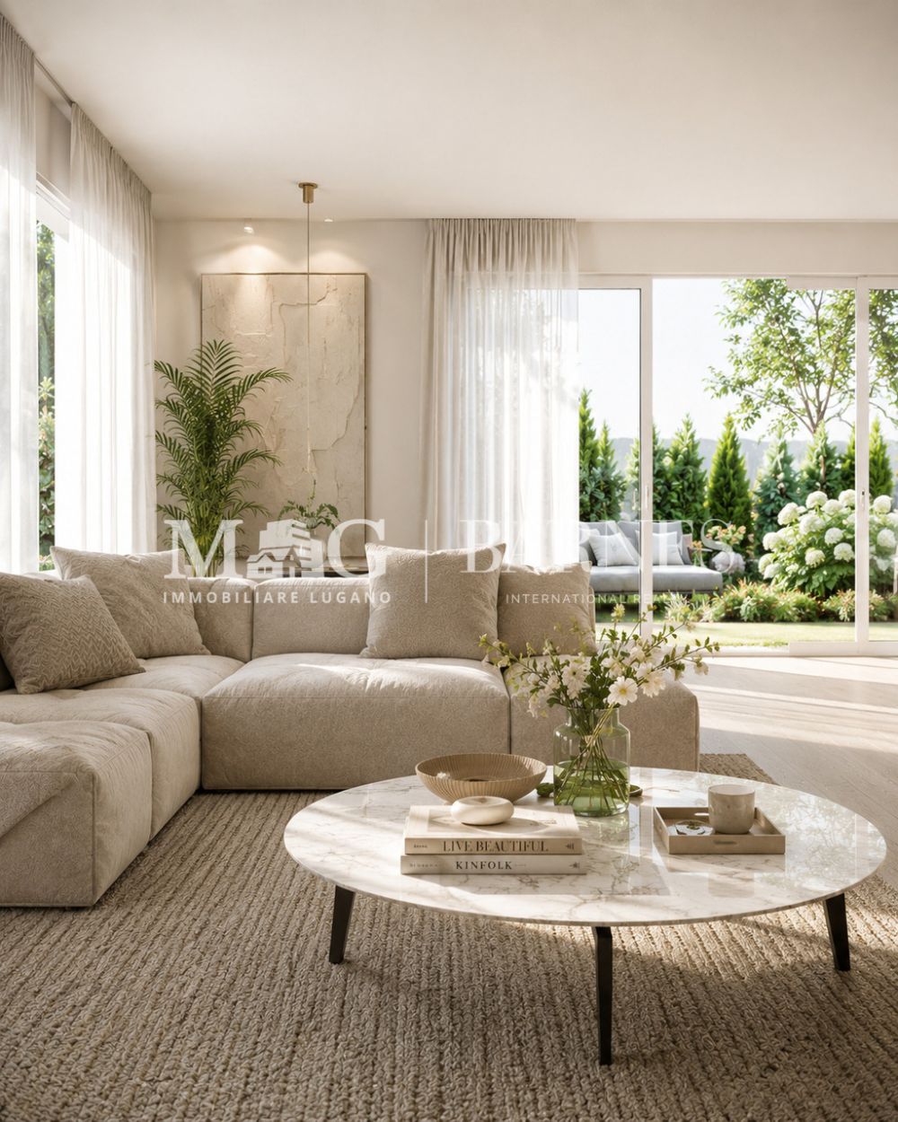 Collina d'Oro: Nuovo appartamento 4.5 locali con giardino privato -  Bild 4
