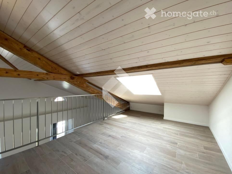 Duplex en attique 4.5 pièces, 148 m² - charpente apparente, vue panoramique — Vionnaz (VS) -  Bild 7
