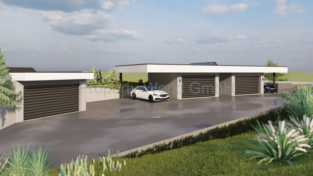 Luxury Penthouse in Walzenhausen mit See- und Fernsicht - Garagenbereich / 1 Boxe für 2 Autos