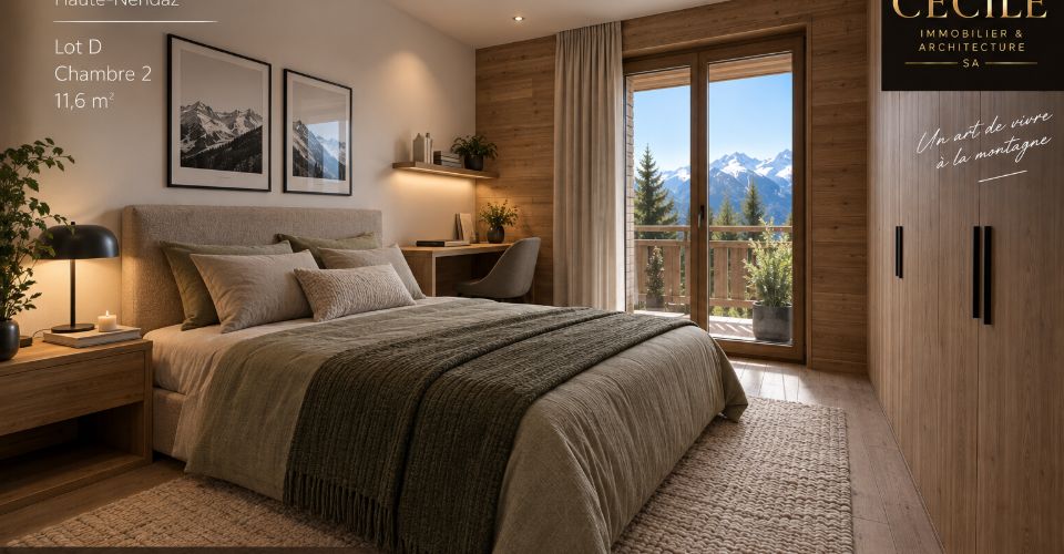 HAUTE-NENDAZ – APPARTEMENT NEUF 3,5 PIÈCES AVEC GRANDE TERRASSE - Appartement 3.5 pièces - image - 6