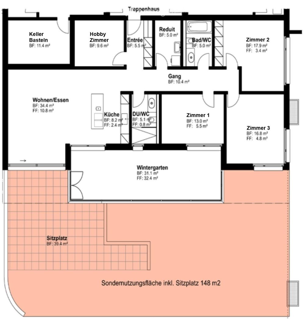 Exklusive Gartenwohnung in Obfelden ZH -  Bild 3