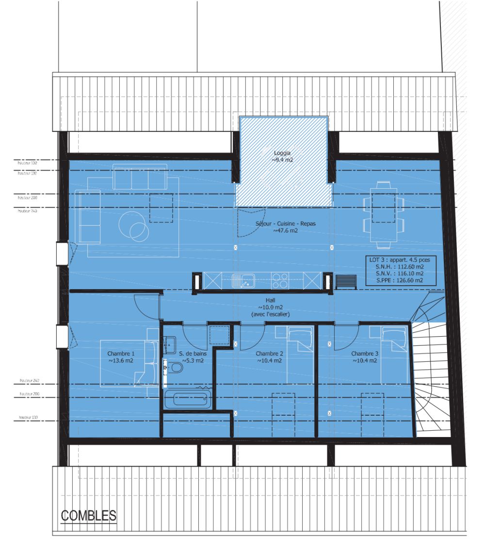 Le chantier a débuté ! Construction de 3 appartements de 4.5 et 5.5 pièces. Dès CHF 795'000.--. -  Bild 12