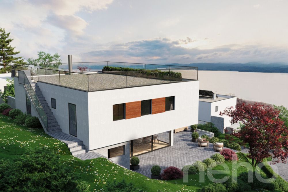 Villa d'architecte avec vue panoramique sur le lac et les montagnes -  Bild 3