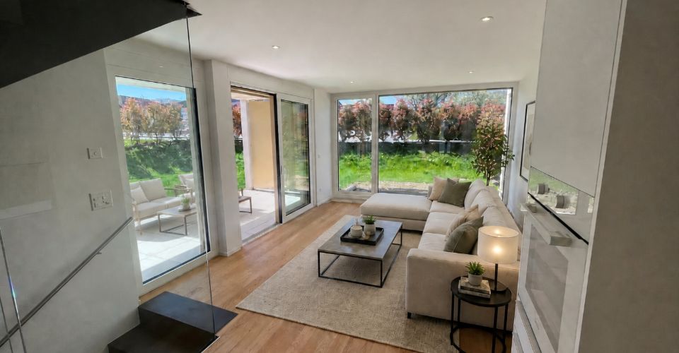 Un triplex avec jardin pensé comme une maison de plus de 200m2 - Appartement 6 pièces - image - 3