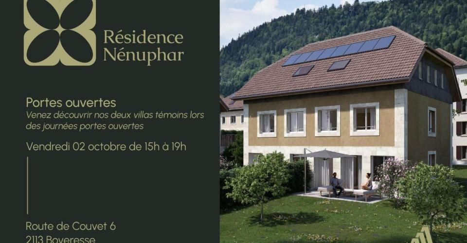 Villas mitoyennes 5.5 pièces - Résidence Nénuphar - PORTES OUVERTES - VENDREDI 2 OCTOBRE DE 15H00 À 19H00 - Maison 5.5 pièces - image - 1