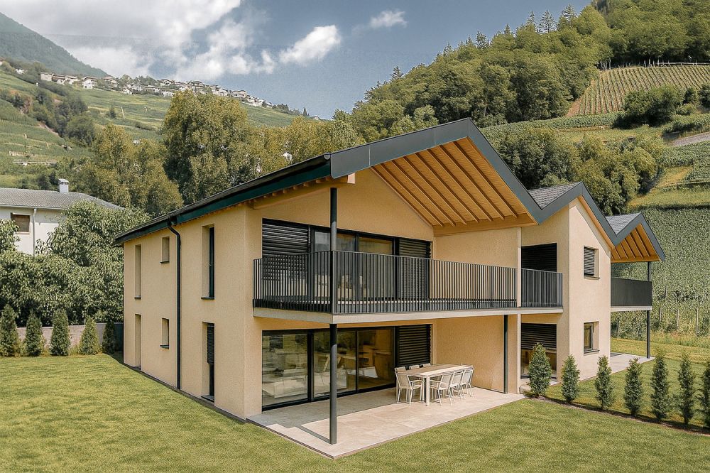 2.5 pièces avec terrasse et jardin privatif orientation plein sud (Vuisse, Savièse) - Bild 1