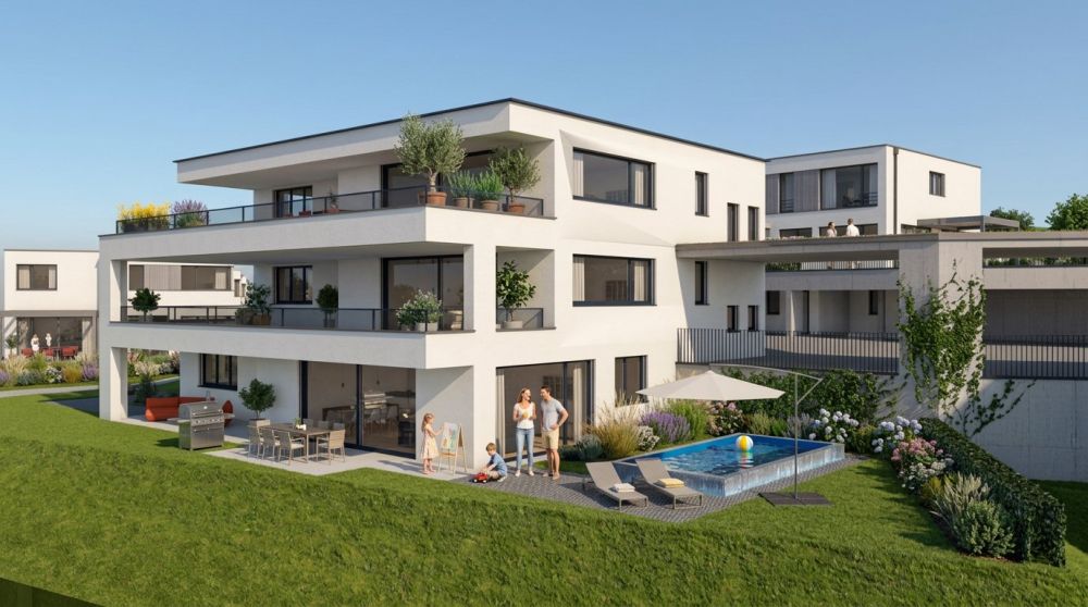 4.5-Zimmer-Neubauwohnungen mit Balkon oder Sitzplatz  in Niederdorf -  Bild 2