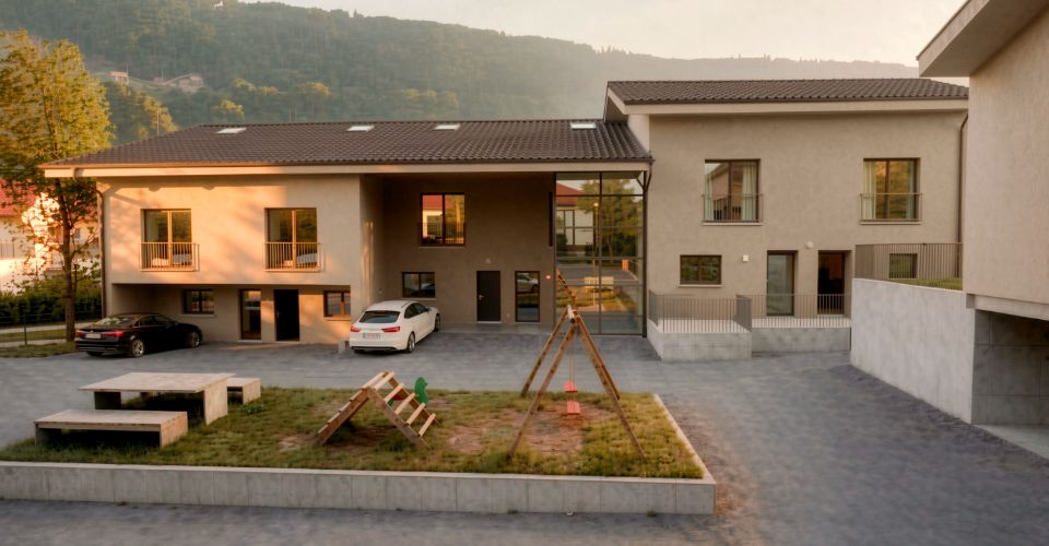 St-Imier, maison mitoyenne neuve de 4.5 - 5.5 pièces - Maison jumelée 4.5 pièces - image - 7