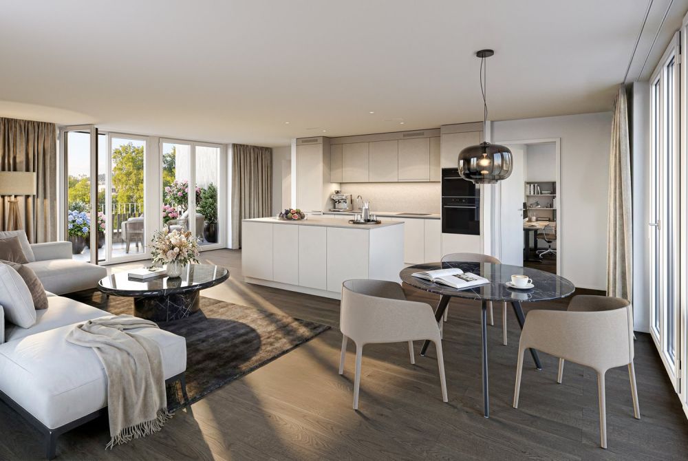 Stilvolle 4½-Zimmer-Wohnung in Zürich-Höngg -  Bild 1