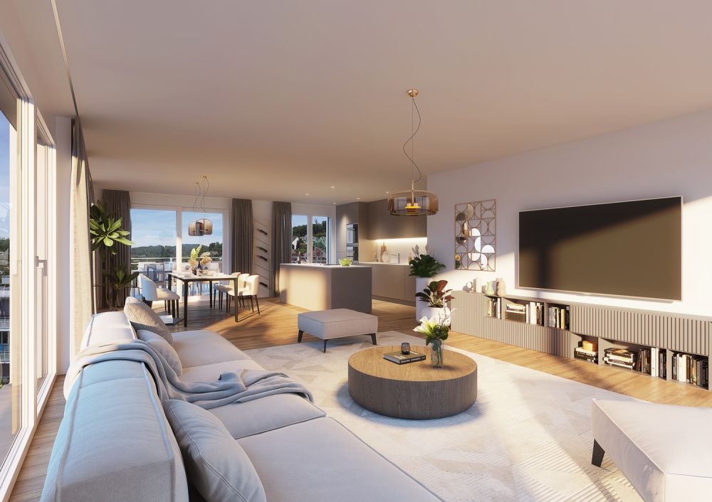 Exklusive 4.5-Zimmer-Wohnung mit zwei Balkonen – Natur und Stadt vereint -  Bild 1