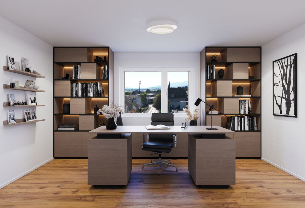 5.5 Zimmer-Wohnung (A) im EG, mit 144 m2 Netto WF und 31.4m2 Terrasse - Büro