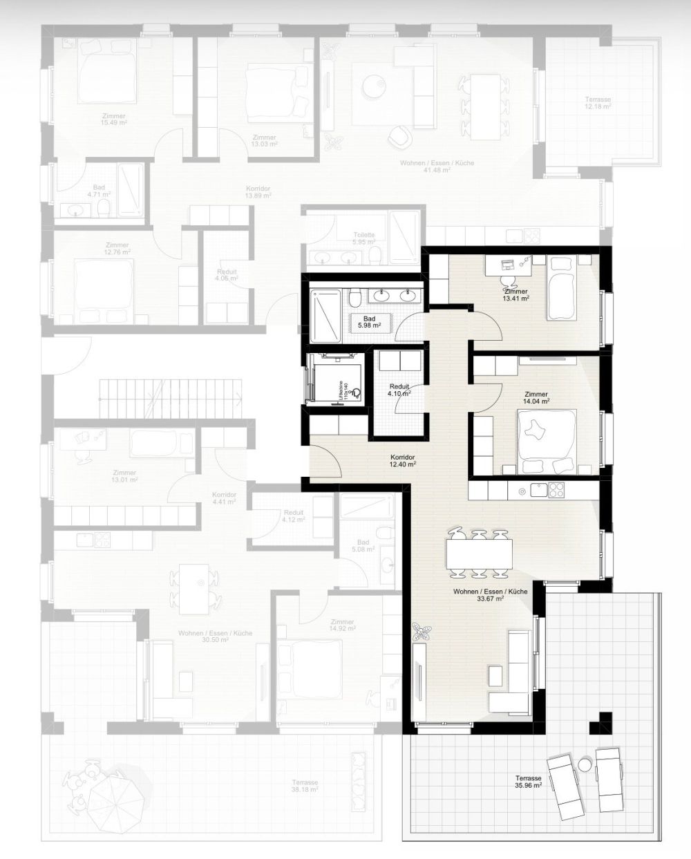 Neubau 2026 - moderne 3.5-Zimmer-Wohnung mit Terrasse -  Bild 2