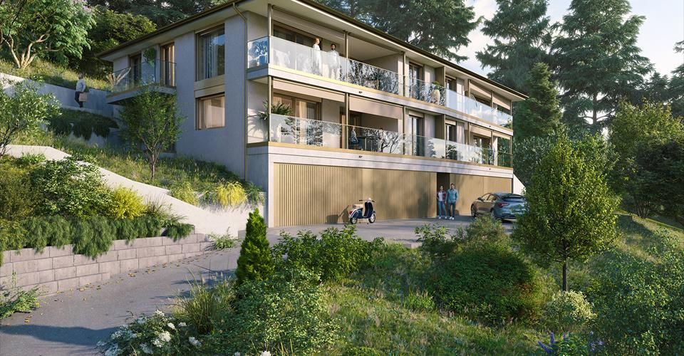 Vue exceptionnelle, appartement contemporain - Appartement 4.5 pièces - image - 1