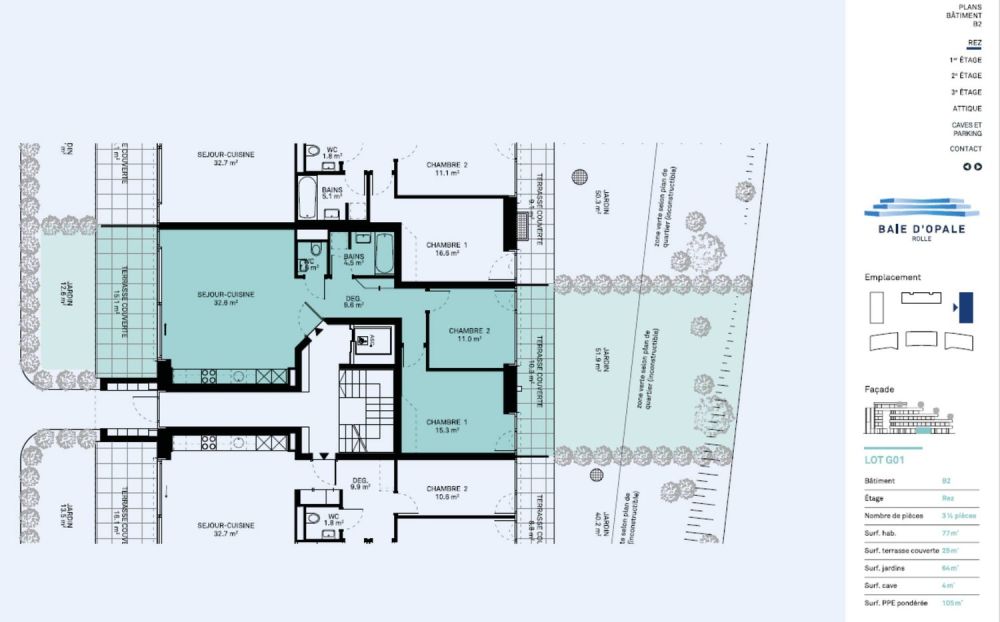Neue 3.5-Zimmer-Wohnung mit doppelten Außenbereichen -  Bild 7