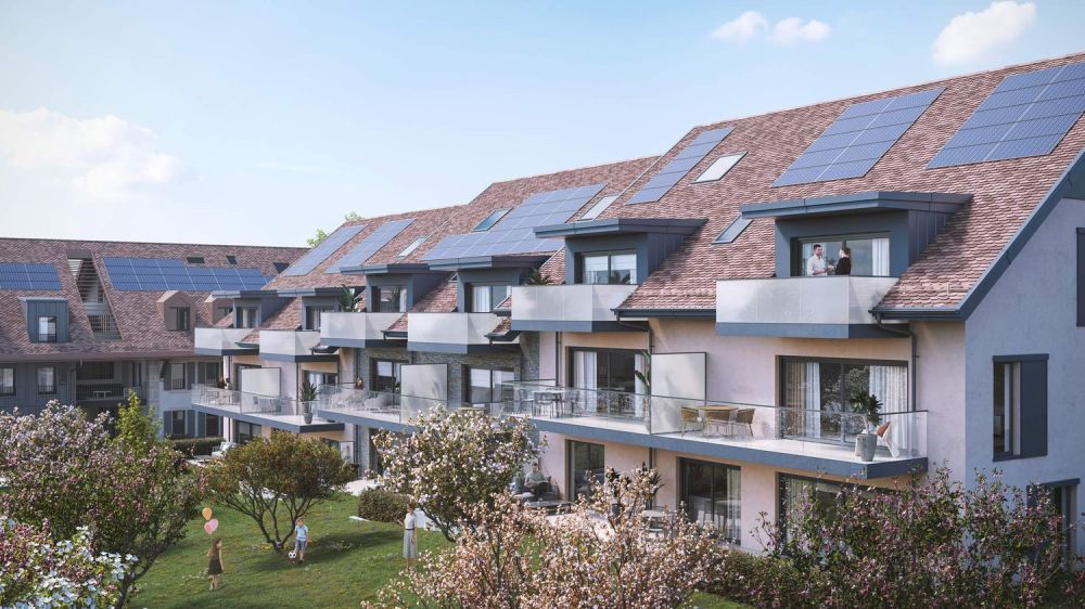 Neue Promotion "Harmonia" in Romanel-sur-Lausanne - 3.5-Zimmer-Dachgeschoss-Duplexwohnungen zum Verkauf ab CHF 1'080'000.- -  Bild 1