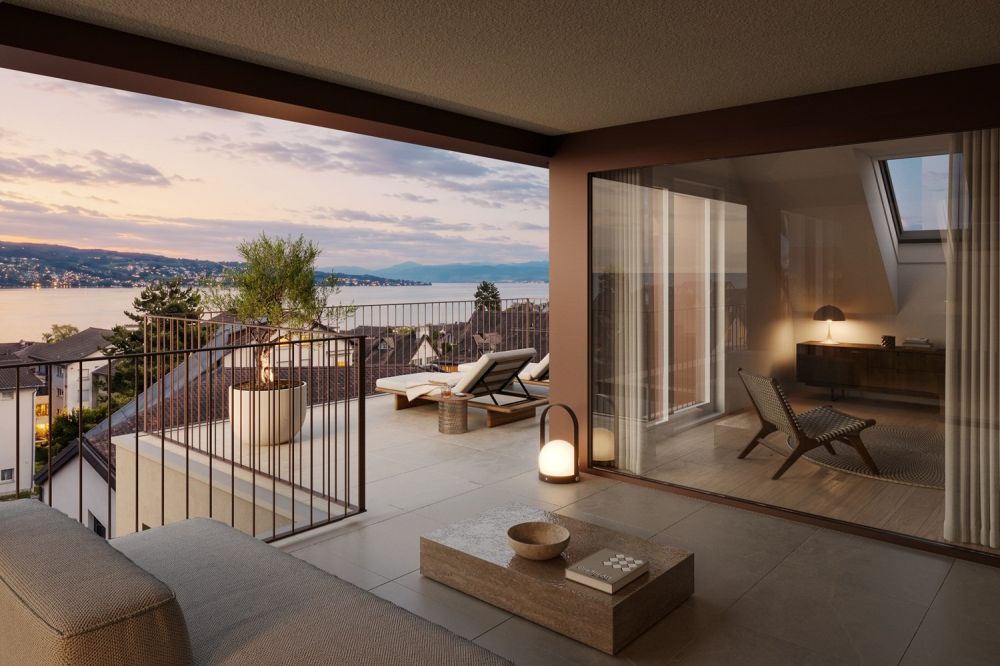 Neubau 5.5 Zimmer-Wohnung mit attraktivem Grundriss in Seenähe - être Dachgeschoss Haus B