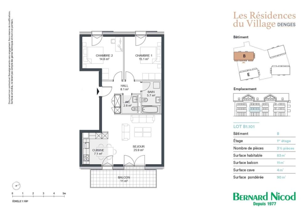 Nouvelle promotion : Appartement de 3.5 pièces avec balcon -  Bild 12
