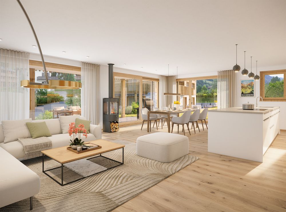 Chesa Lumina Gäuggeli - Erstwohnsitz Chalet - Chalet_Wohnen