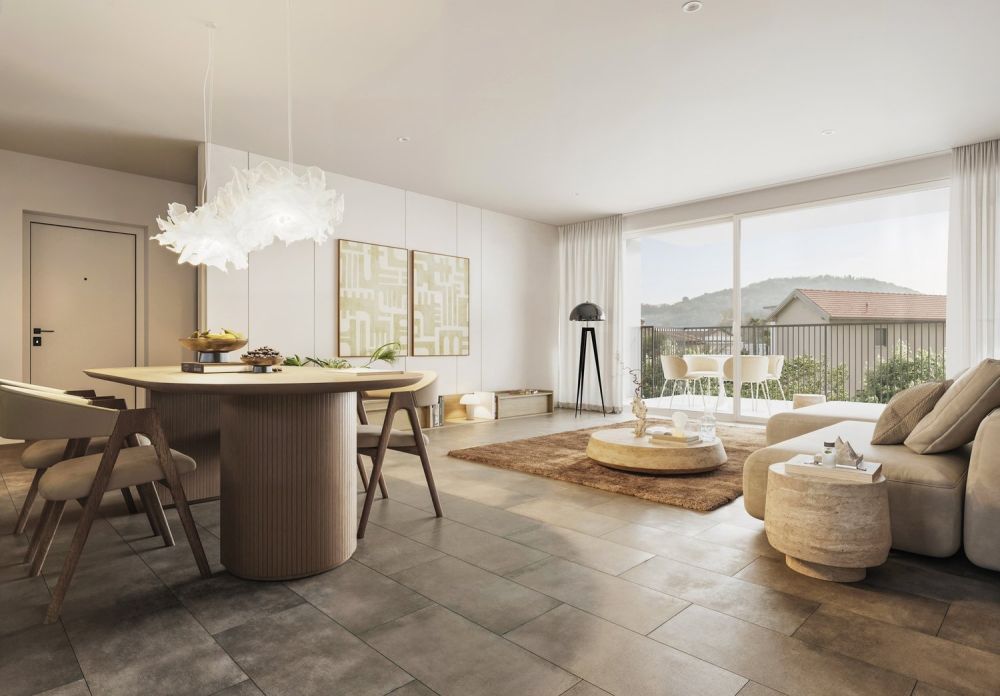 ABITARE IN FAMIGLIA CON CHARME TICINESE | FAMILIENWOHNEN MIT TESSINER - VISUALIZZAZIONE DI INTERNI | INNENVISUALISIERUNG