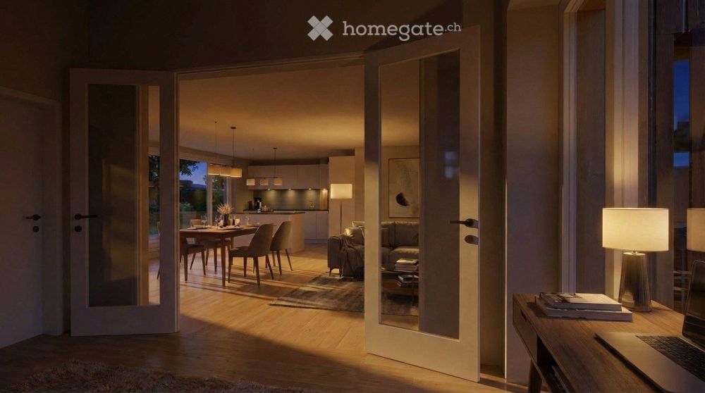 Appartement neuf 5.5 pièces avec terrasse et jardin – Le Pont - Bild 4