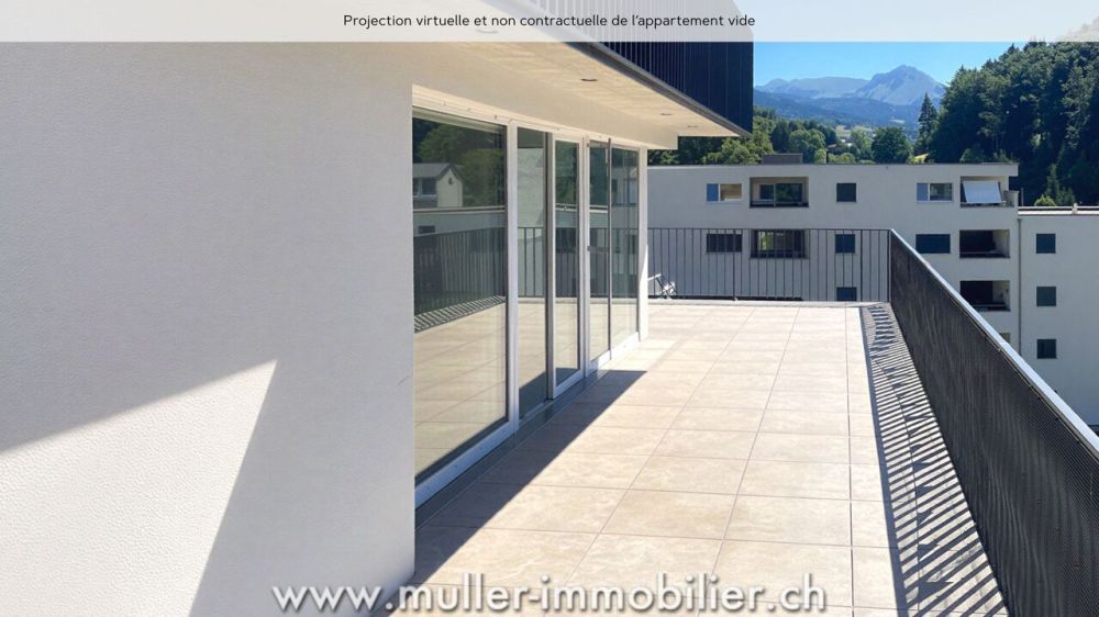 Très bel appartement traversant dans le village de Remaufens -  Bild 5