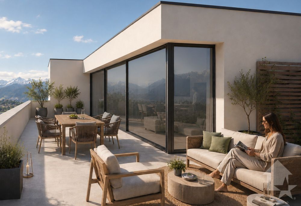 Magnifique projet d'attique de 215 m2, garage double et terrasses ! -  Bild 1