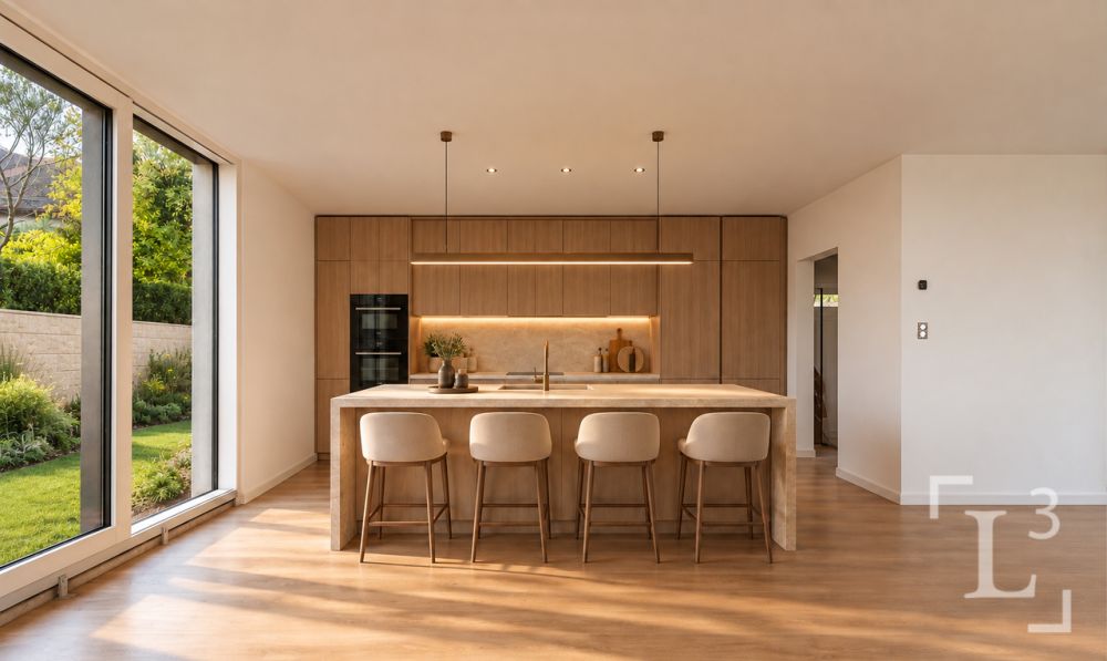 Rare! Villa neuve avec vue spectaculaire sur le lac - Cuisine ouverte (Rez supérieur)
