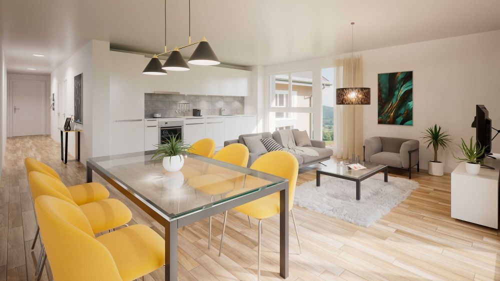 Appartement de 3,5 pièces dans une nouvelle résidence. -  Bild 13