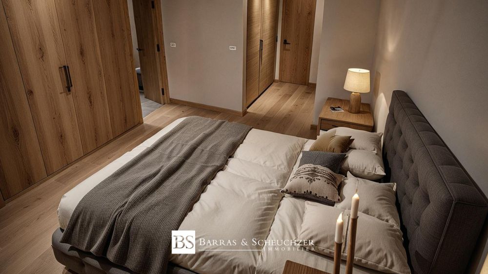 Dachgeschoss in Duplex, 5,5 Zimmer, Terrasse, Panoramablick - Chambre