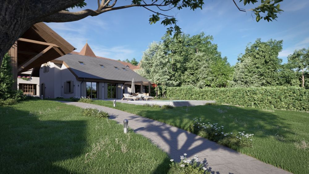 Der Charme eines Dorfes, die Nähe zur Stadt Nyon - / Villa C avec piscine en option