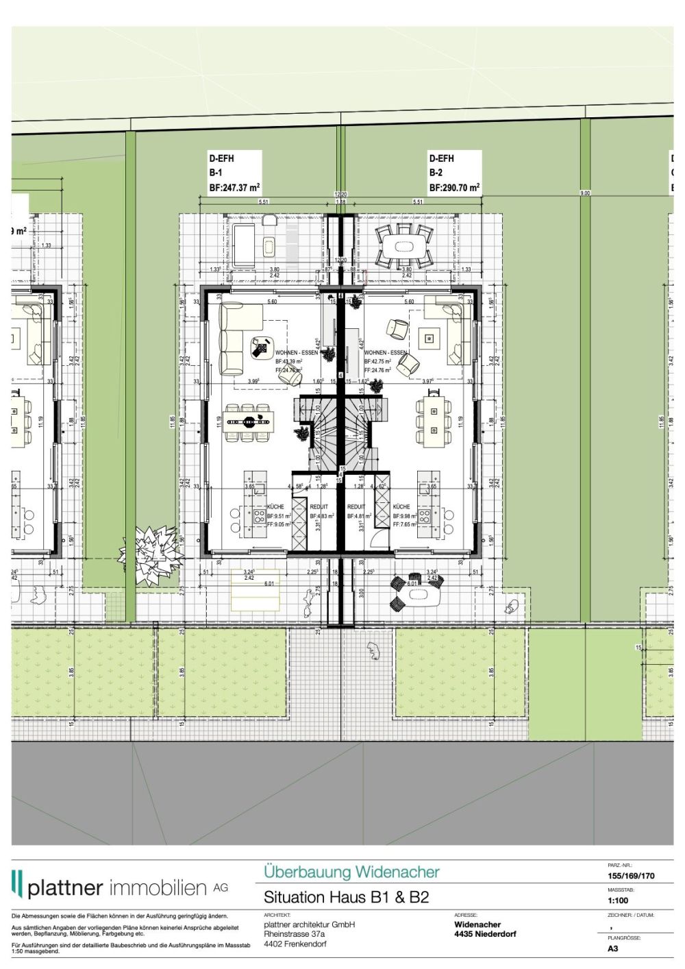 5.5-Zimmer-Doppeleinfamilienhaus Haus B1 Niederdorf -  Bild 7