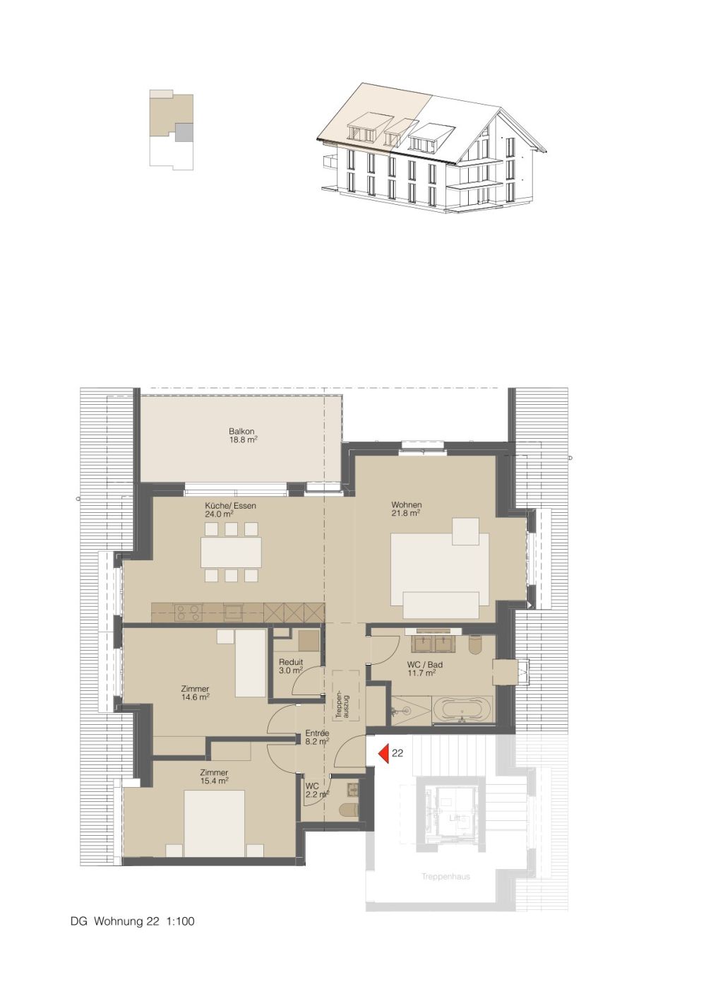 Neubau MFH Dorfperle - 6 moderne Eigentumswohnungen in Wallbach - Bild 12