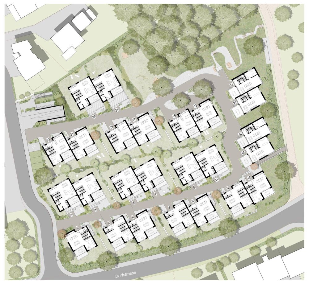 Neubauprojekt 24 DEFH + 1 EFH in Benzenschwil www.sonne-benzenschwil.ch - Bild 5