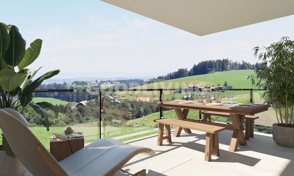 Neubau am Sonnenhang nimmt Form an - DG: Balkon