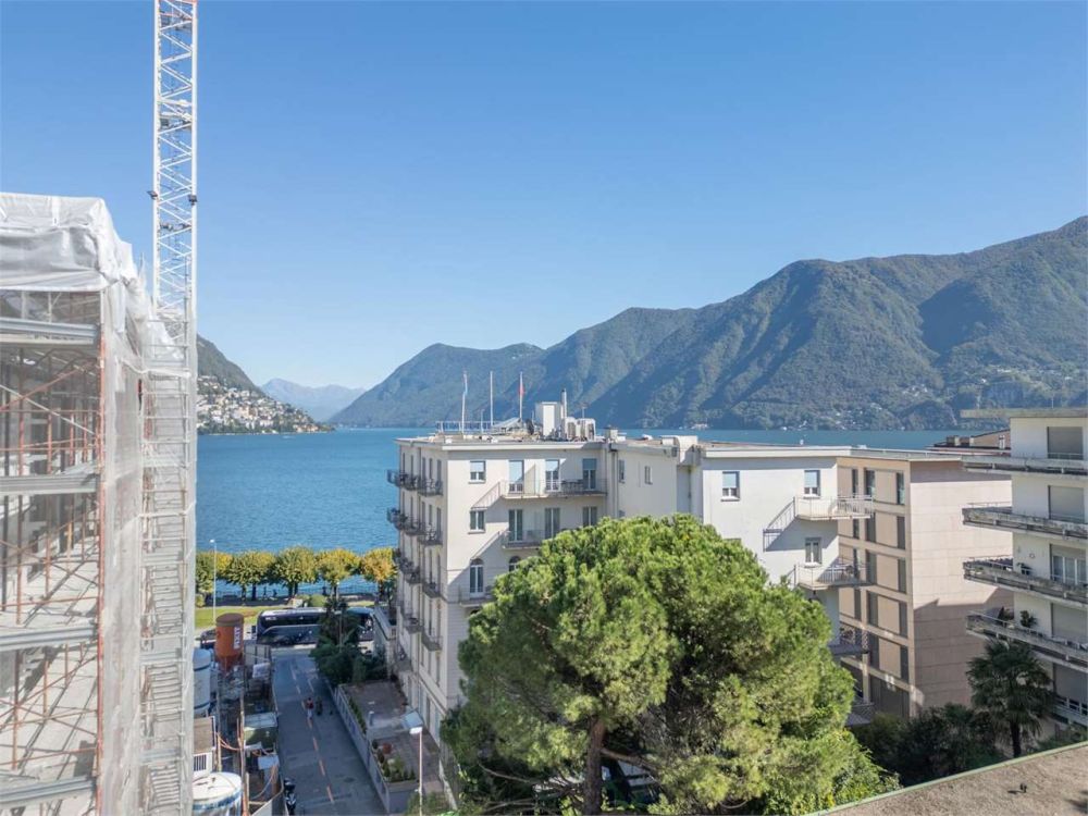 Lugano centro: lussuoso attico di nuova costruzione con vista lago -  Bild 6