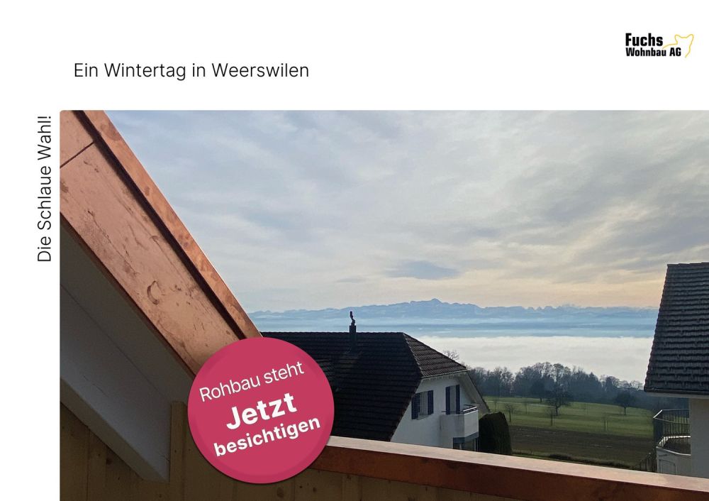 Moderne 4.5-Zimmer-Dachwohnung in Weerswilen - Neubau 2025/26 - Bild 1