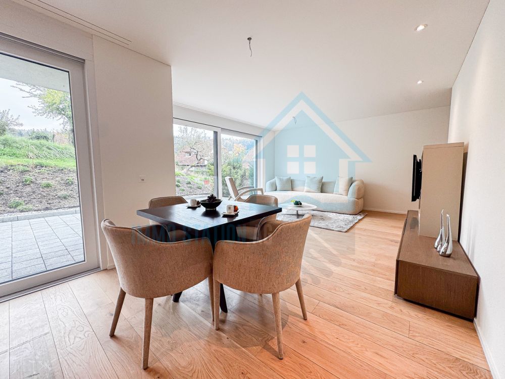 Neubau in Muhen - Ihr stilvolles Zuhause mit höchster Wohnqualität - Essen/Wohnen (Erdgeschoss)