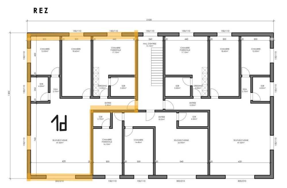 Réservé - Appartement 4,5 pièces (côté droit) de standing - vis-à-vis nature et cours d'eau - Corban - Image 7