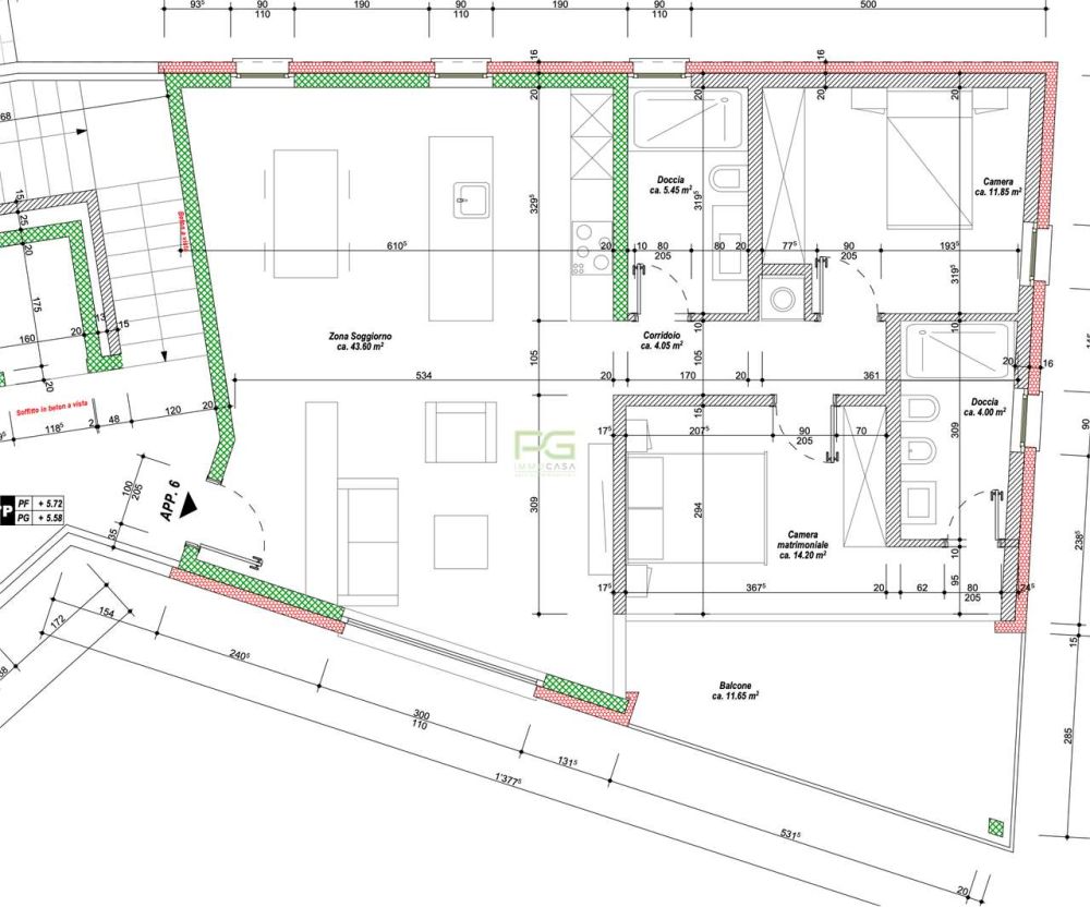 Nuovo appartamento in zona centrale a Giubiasco -  Bild 7