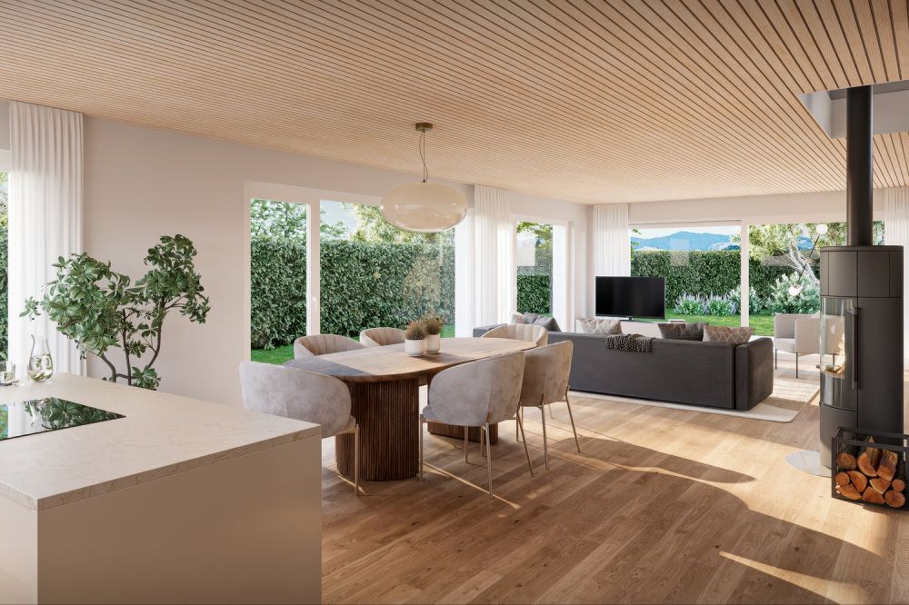 Modernes Doppeleinfamilienhaus mit Alpenblick - Walde Immobilien AG