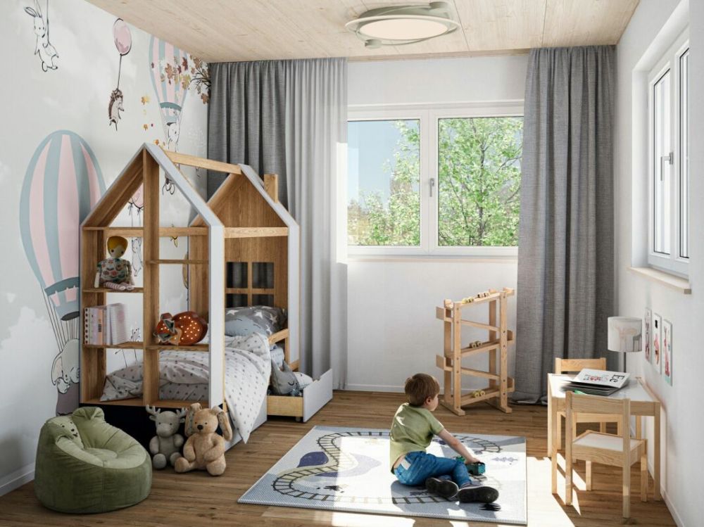 Neubau: 5½-Zimmer-Reiheneckhaus in ökologischer Holzbauweise -  Bild 4