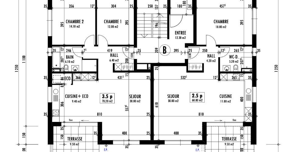 Superbe appartement 3.5 pièces – Rdc droit (Lot B6) - Appartement 3.5 pièces - image - 4