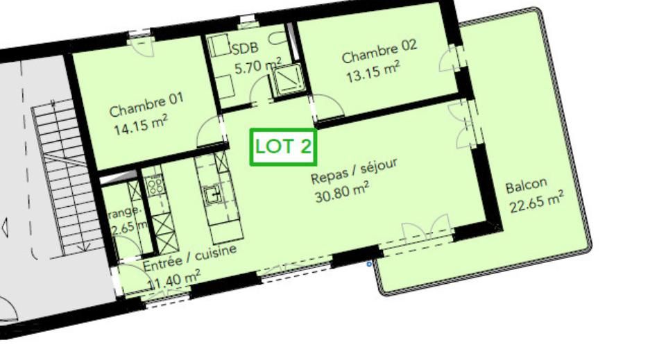 Appartement 3.5 pièces, une adresse privilégiée au cœur de la campagne - Appartement 3.5 pièces - image - 6