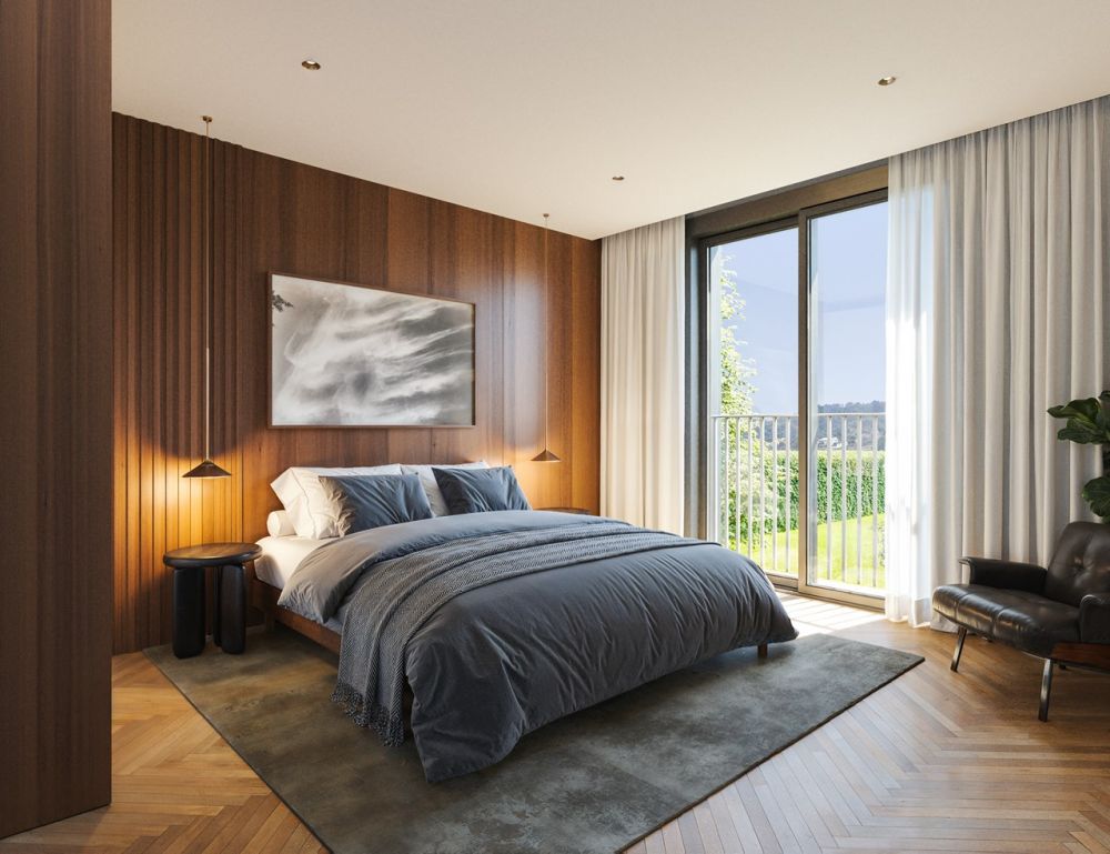 Les Jardins du Lac | Collonge-Bellerive - Chambre à coucher
