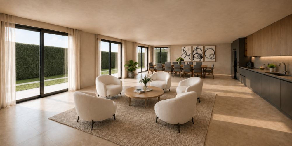 NEU - 95 m2 Terrassen und Dachgarten für diese 4,5-Zimmer-Villa mit 344 m2 Nutzfläche -  Bild 4