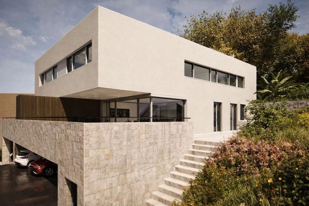 Villa mitoyenne contemporaine avec terrasse à Ursy -  Bild 3