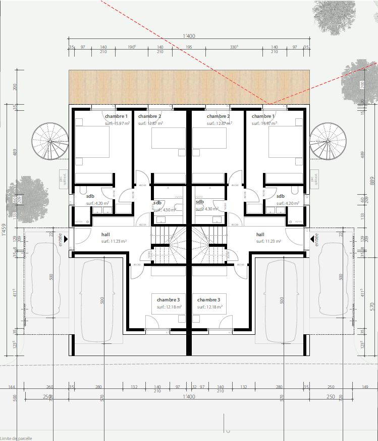 Villa mitoyenne neuve de haut standing – Châbles (FR) Vue sur le lac de Neuchâtel -  Bild 7