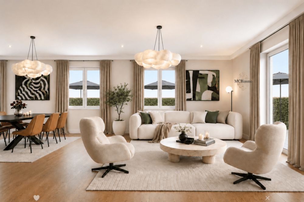 MCBimmo präsentiert eine wunderschöne 4.5-Zimmer-Neuwohnung mit Terrasse und Rasenfläche -  Bild 3