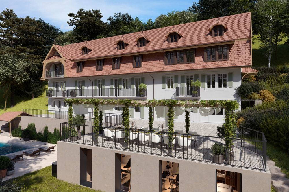 Villa von Ausnahme mit Panoramablick auf den Genfer See -  Bild 1